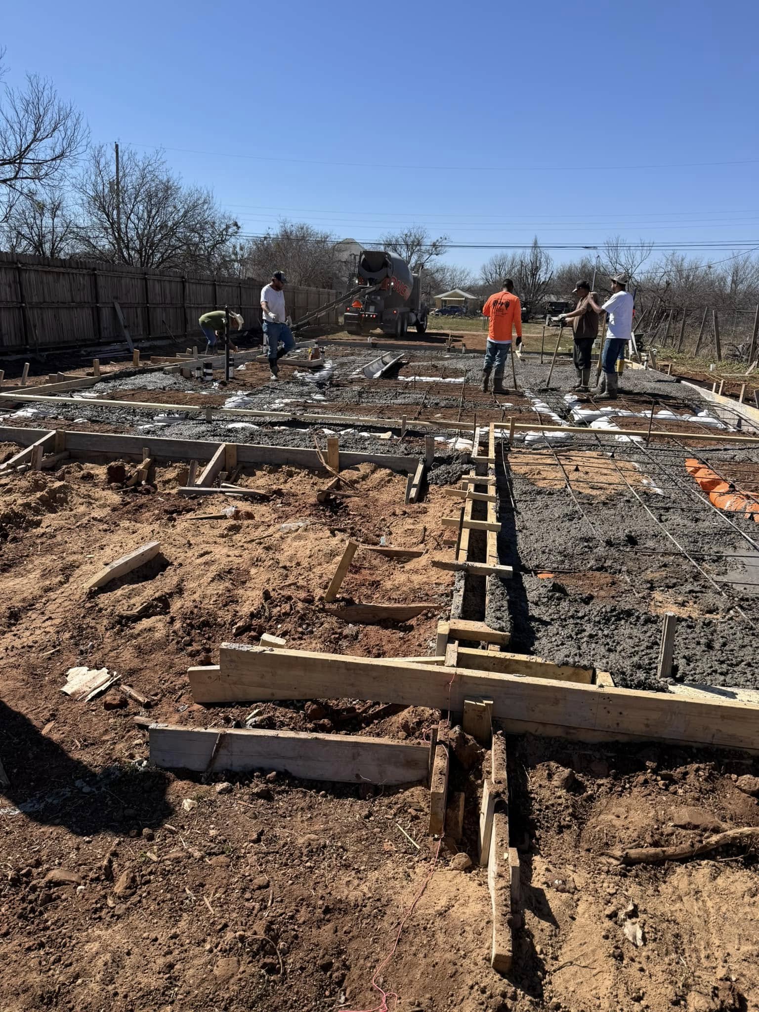Foundation and early-stage construction work